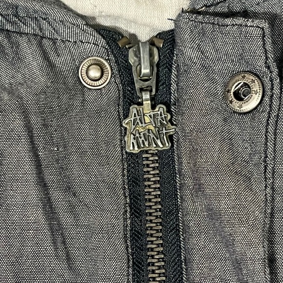 VTG Altamont Victorville Jacket Mens XL Blue Hooded Quilted Lining Y2K *FLAWS - Picture 12 of 15